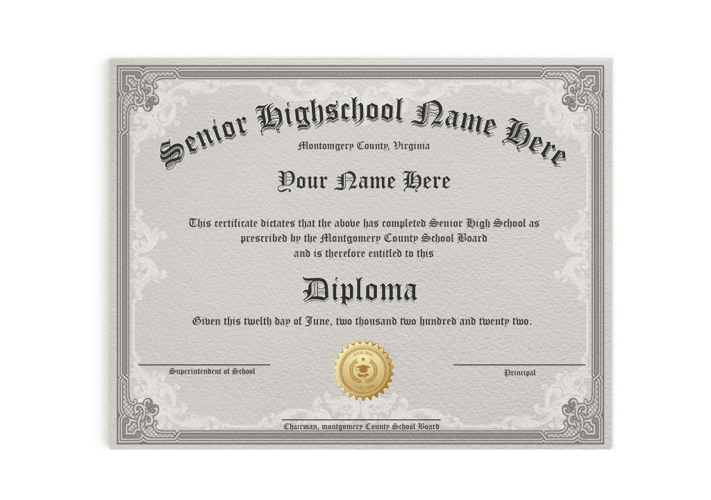 Buy Realistic High School Diploma
