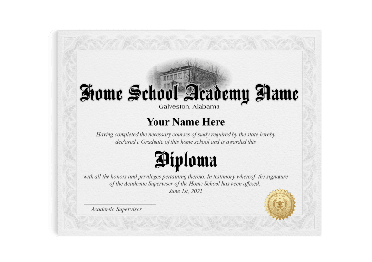 Homeschool Diploma Maker For Graduation Achievements!