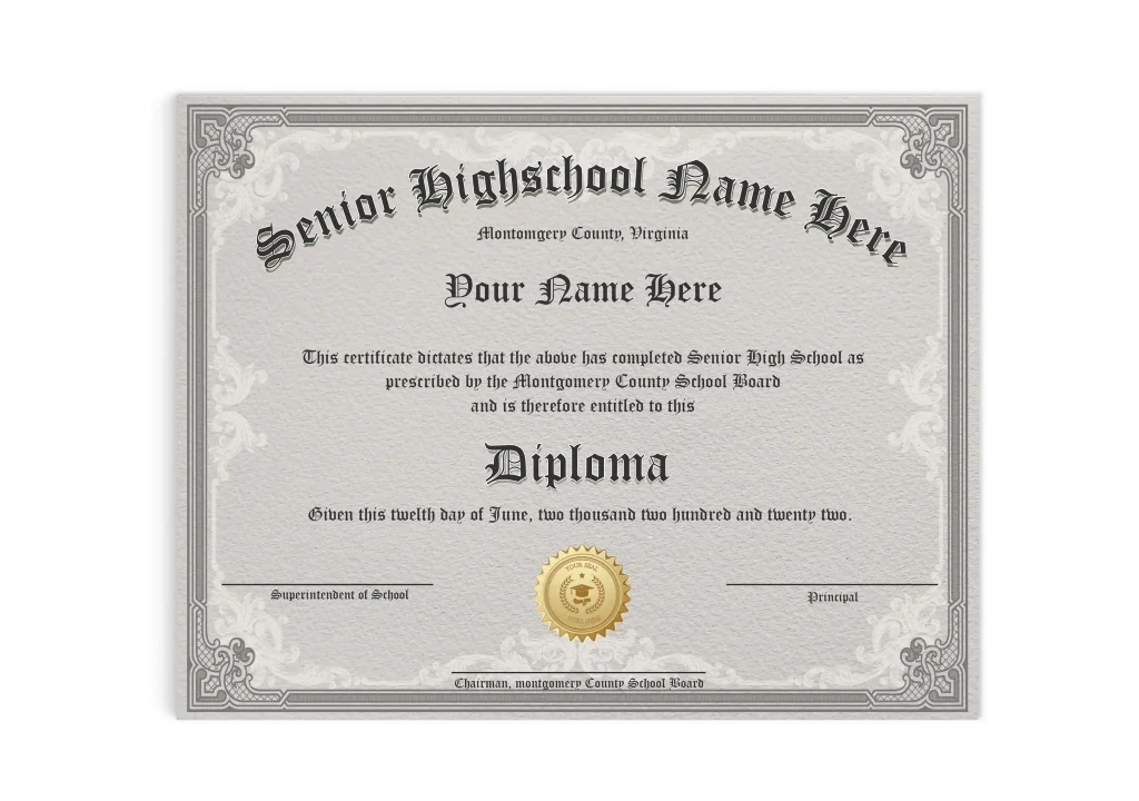 replacement high school diploma
