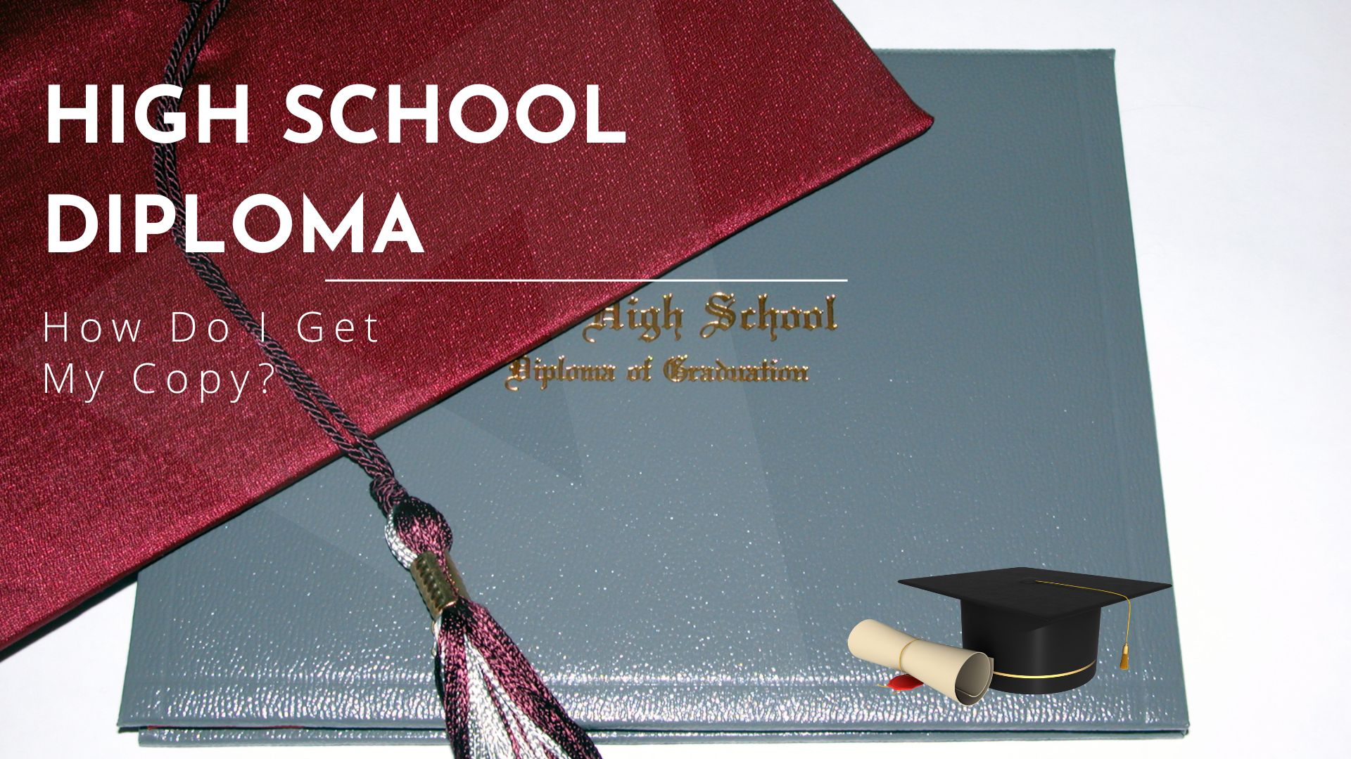 a blog decorative image with title high school diploma