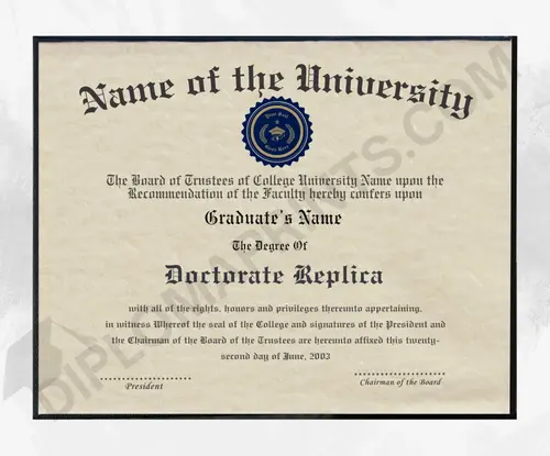 fake college diploma