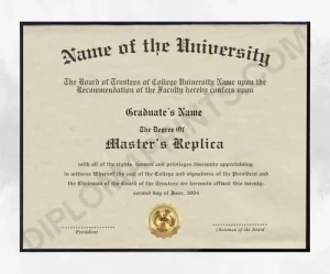 Fake Master's Degree